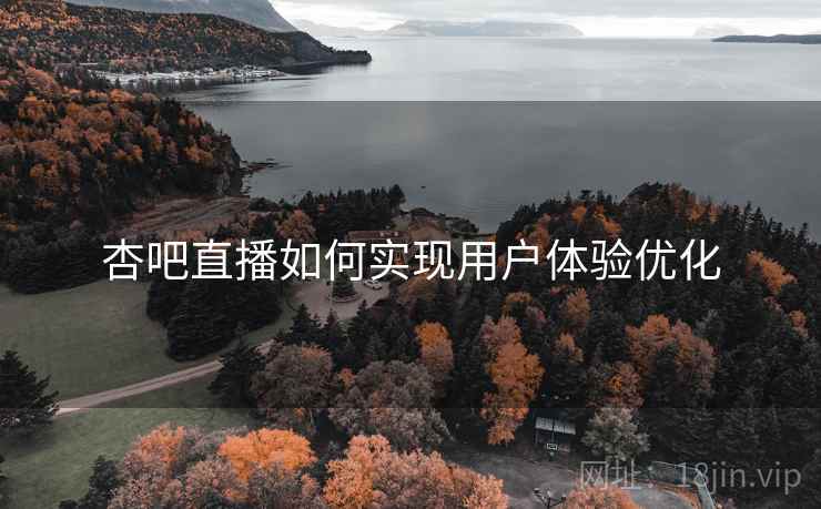 杏吧直播如何实现用户体验优化