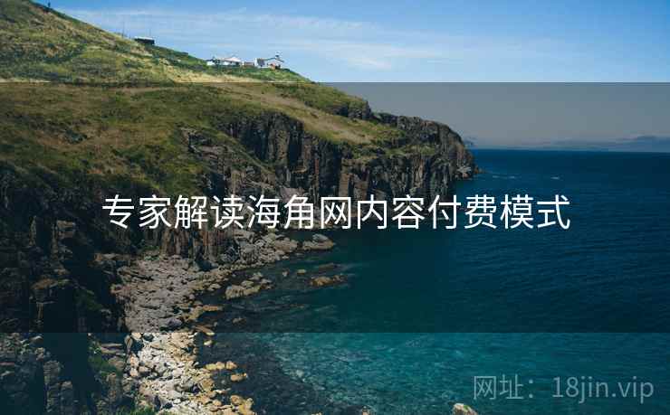 专家解读海角网内容付费模式